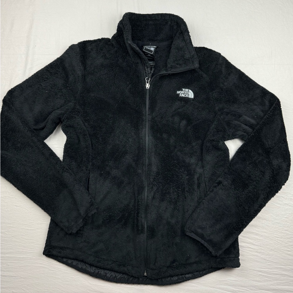 The North Face Women's Black Teddy Jacket full zip size small